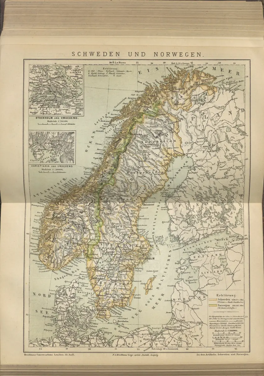 Tafel: Schweden und Norwegen
