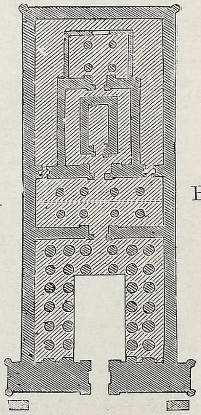 Fig. 85. Tempel in Karnak.