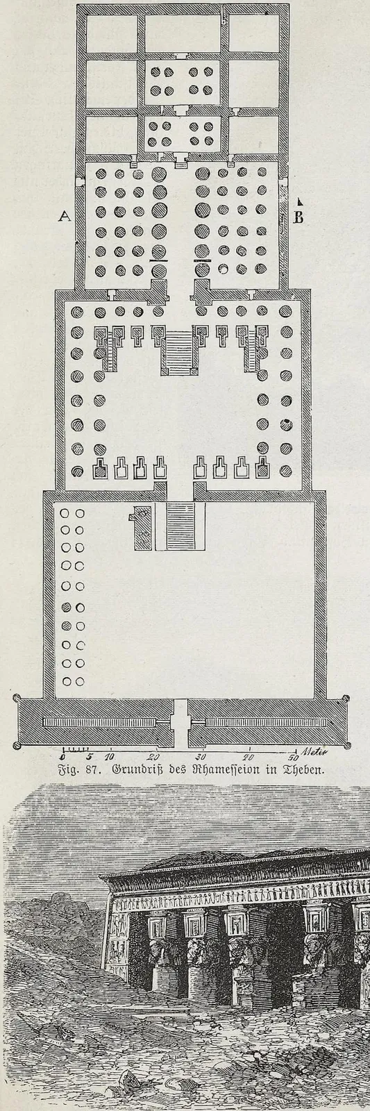Fig. 90. Vom ö Tempel zu Denderah.
