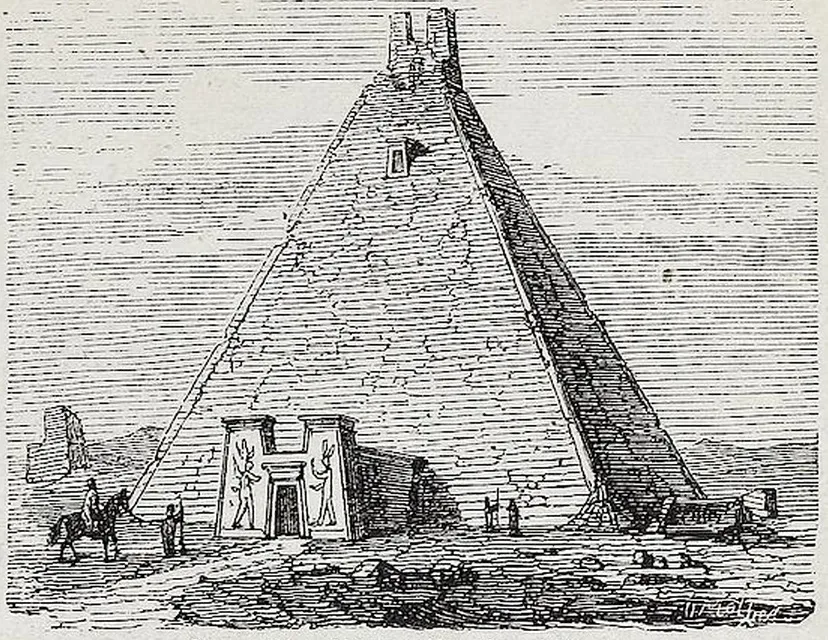 Fig. 86. Pyramide bei Meros.