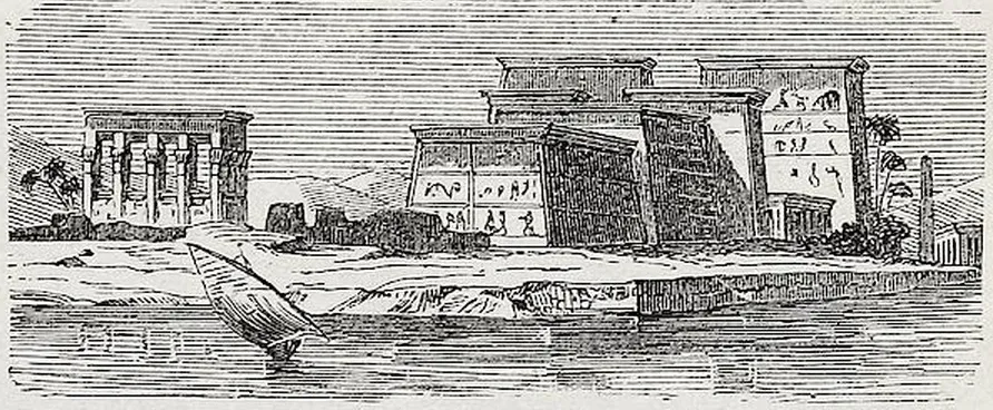 Fig. 89. Hathortempel auf Philä.
