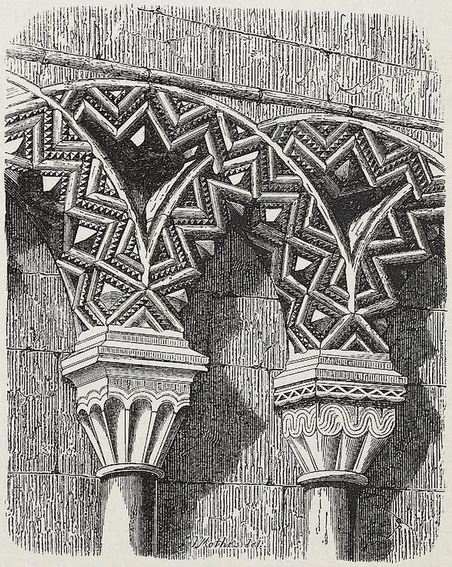 Fig. 674. Blendarkade in Kelson-Abtei (England).