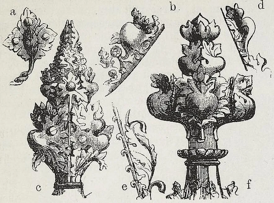 Fig. 1605. Formen des decorated style.