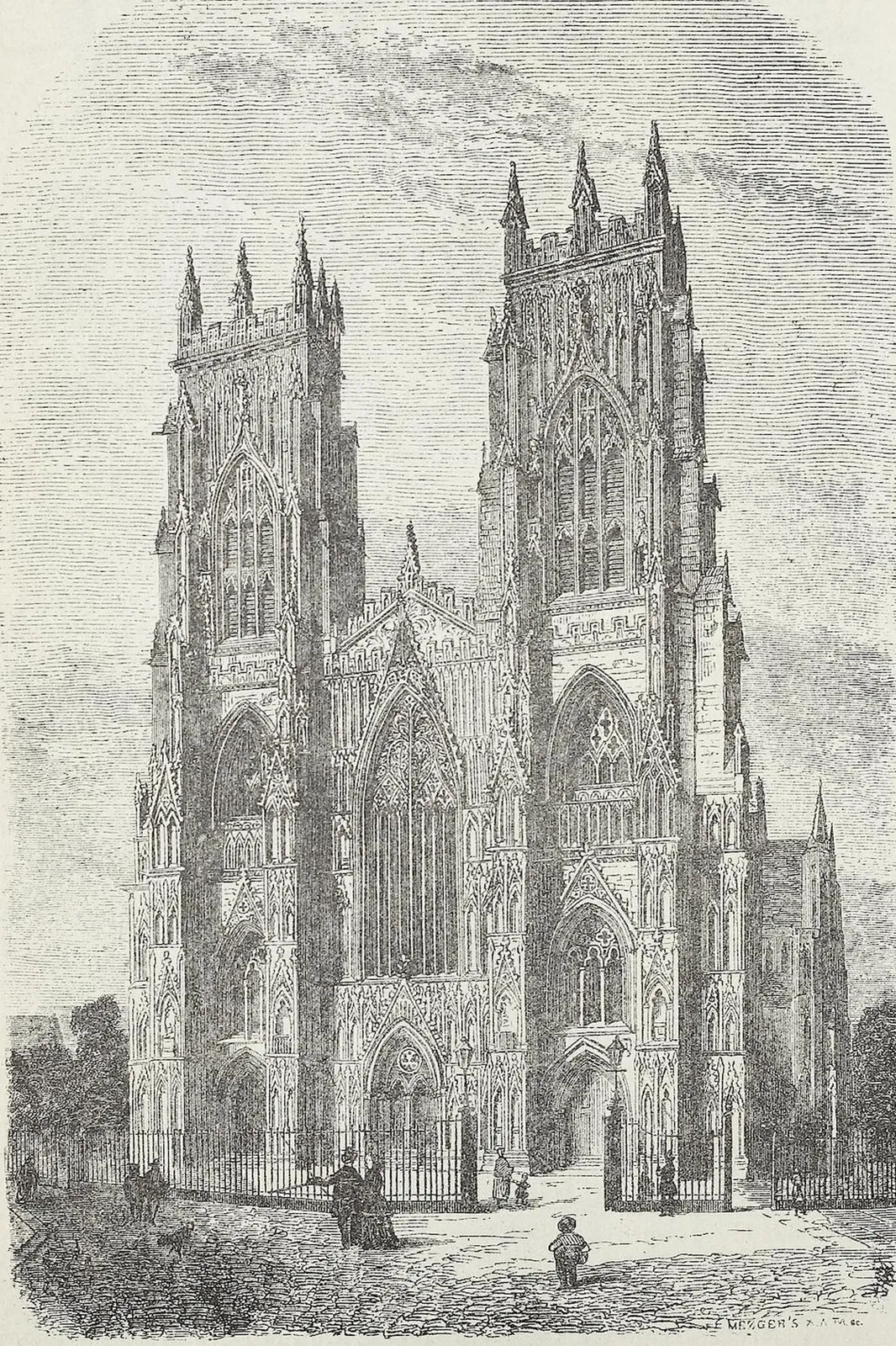 Fig. 1622. Westansicht der Kathedrale von