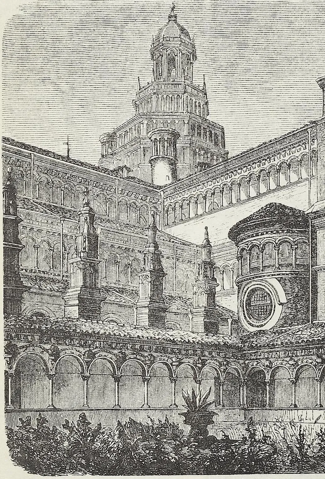 Fig. 1778. Aus der Certosa bei Pavia.