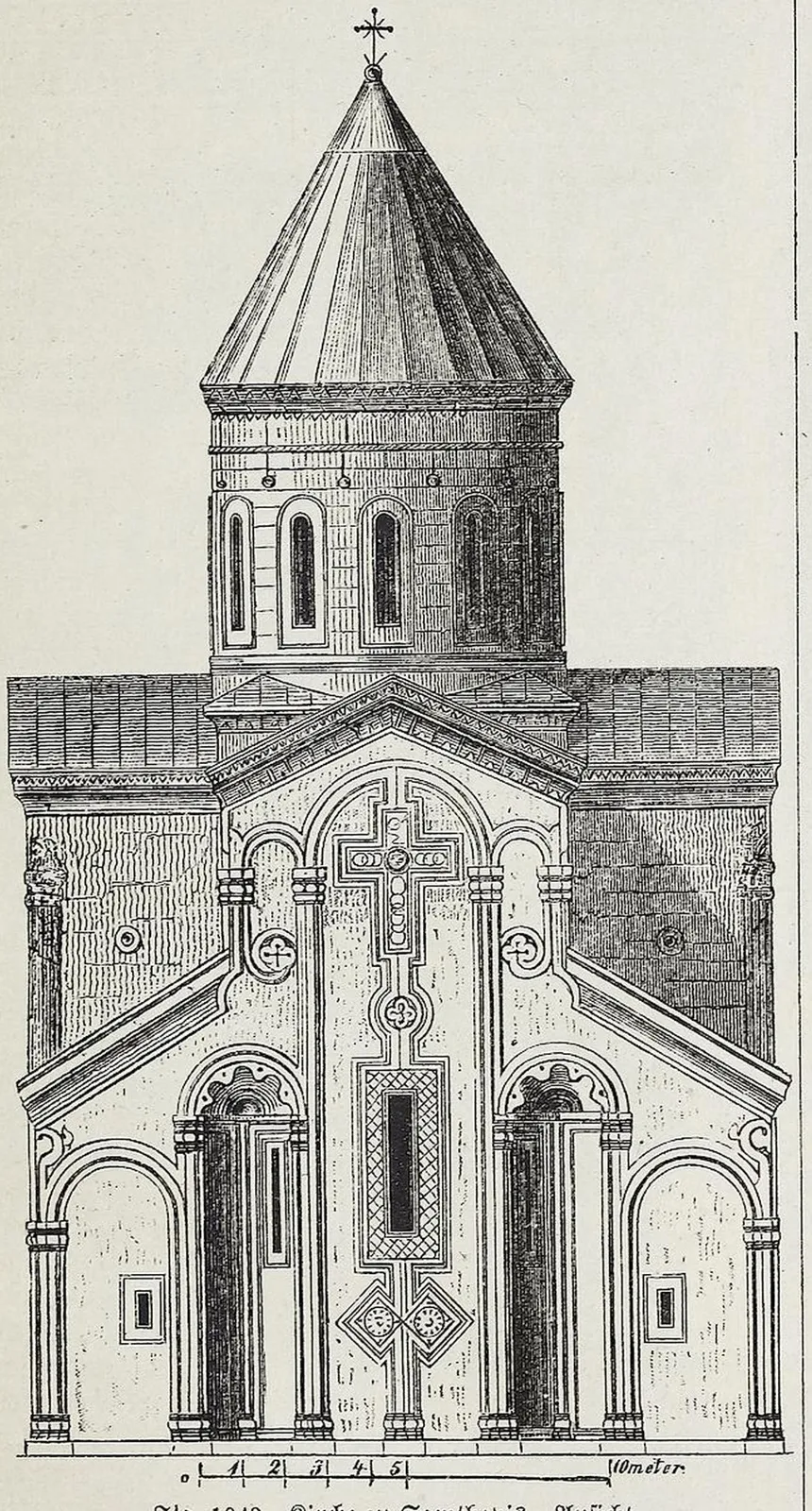 Fig. 1843. Kirche zu Samthavis. Ansicht.