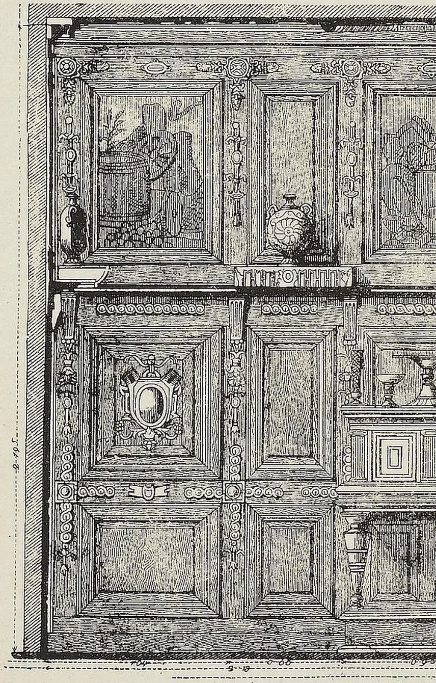 Fig. 2146. Zu Art. Holzdeko Wandbeklerdung.