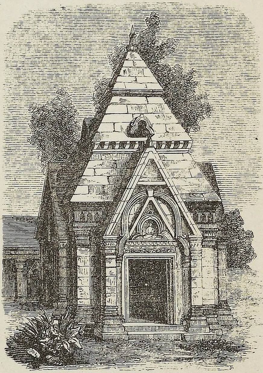 Fig. 2190. Tempel zu Pandrethan, 10. Jahrhundert.