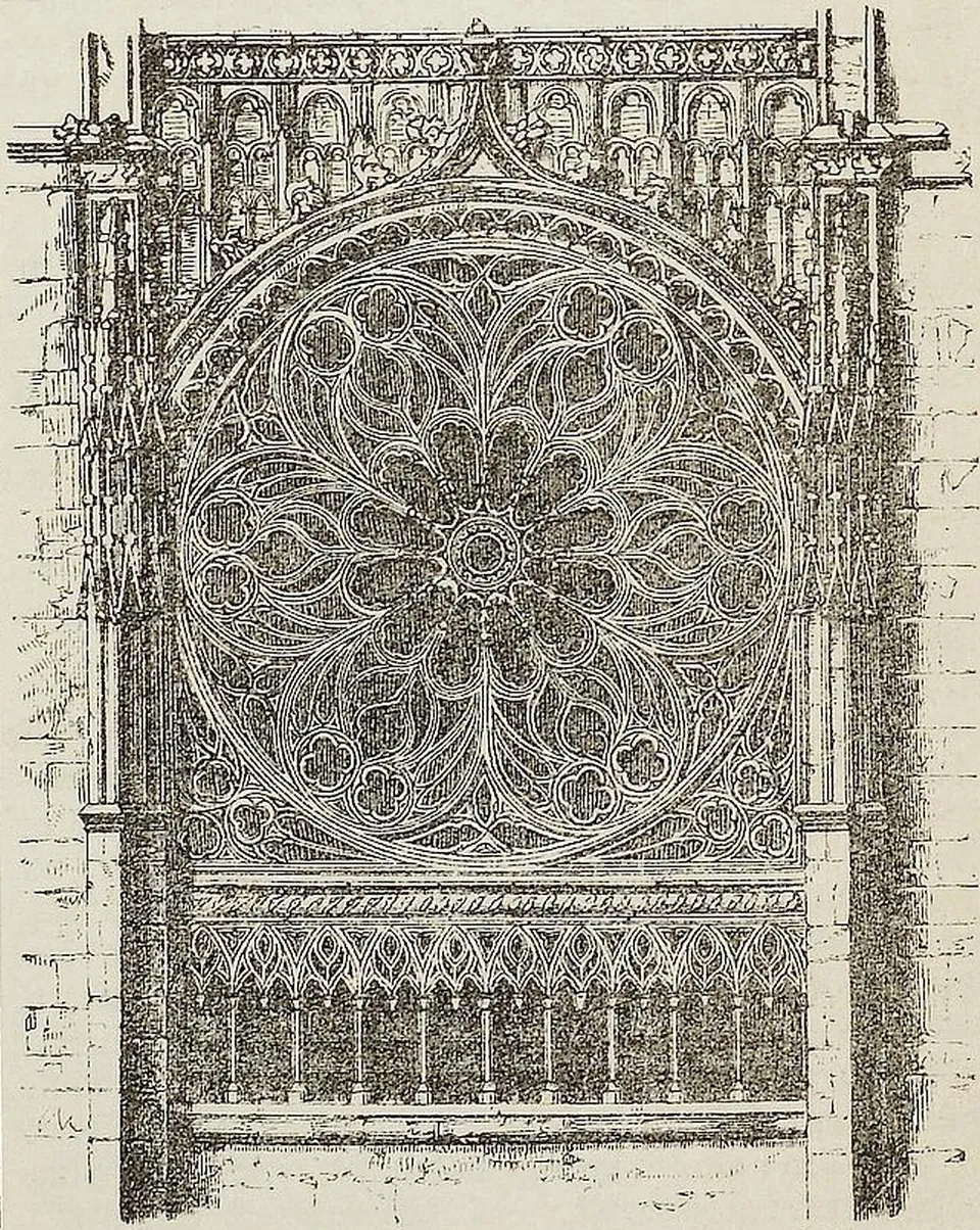 Fig. 2303. Katharinenrad aus Rouen (14.