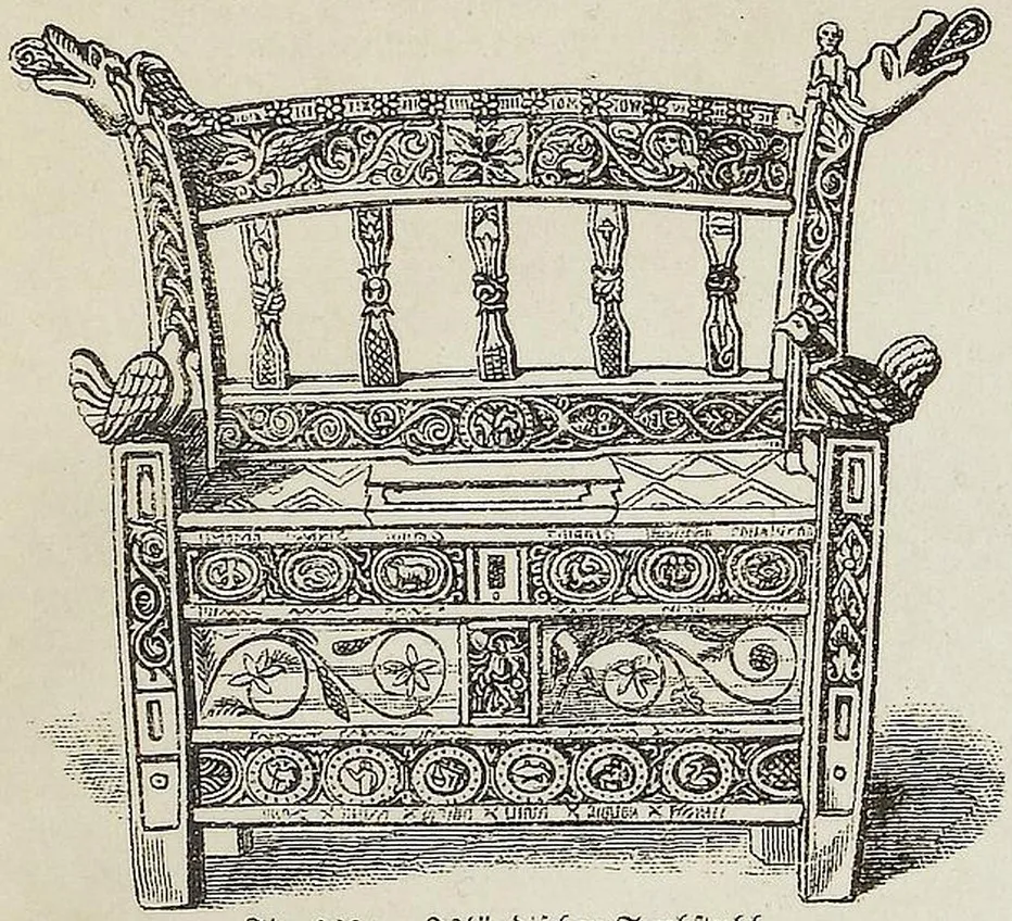Fig. 2684. Isländischer Truhstuhl.