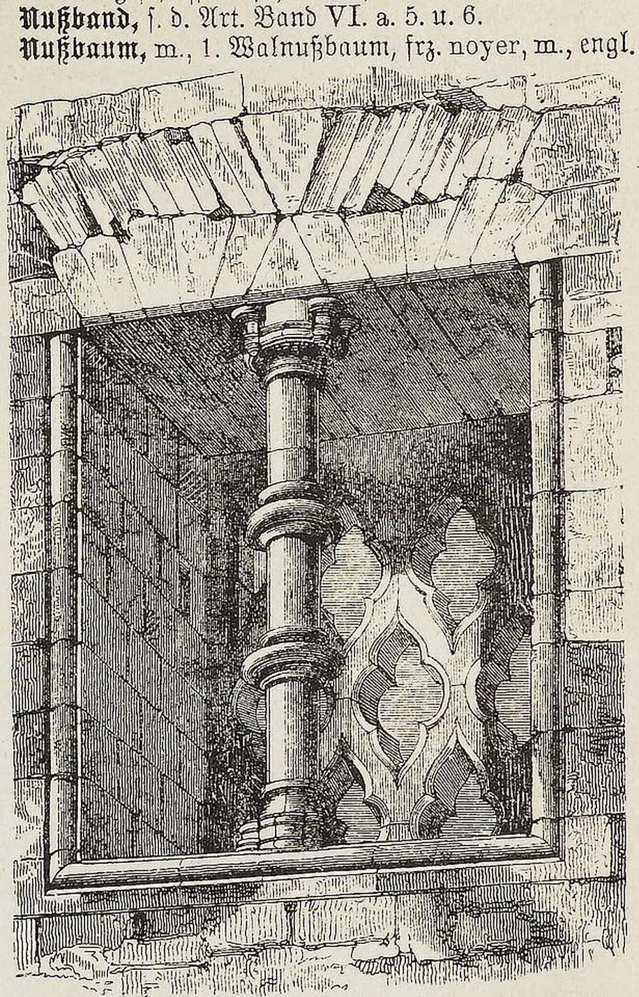 Fig. 2708. Thurmfenster zu Jona in Schottland.