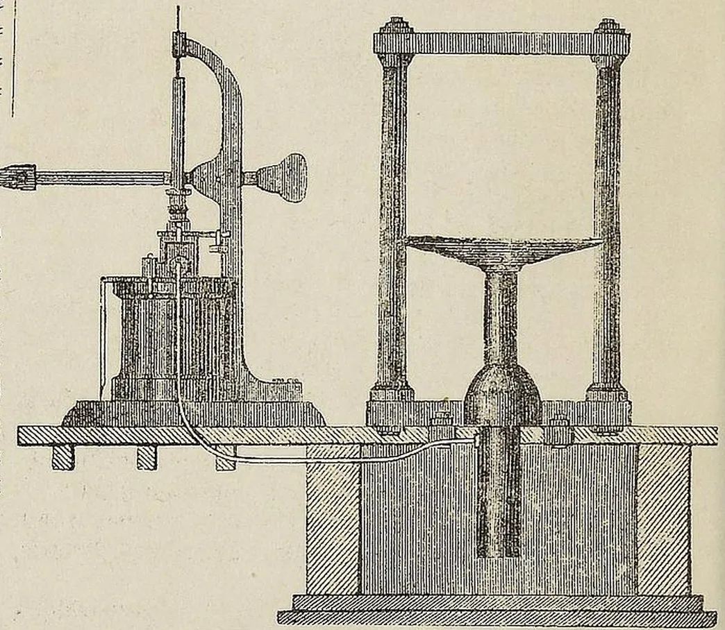 Fig. 2882. Hydraulische Presse.