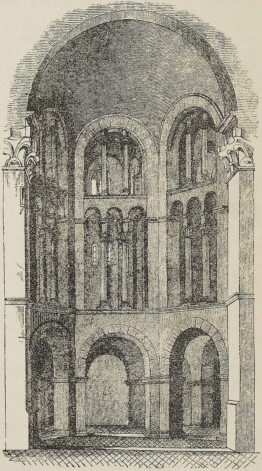 Fig. 2977. Westchor des Doms zu Essen (874 u. 950).