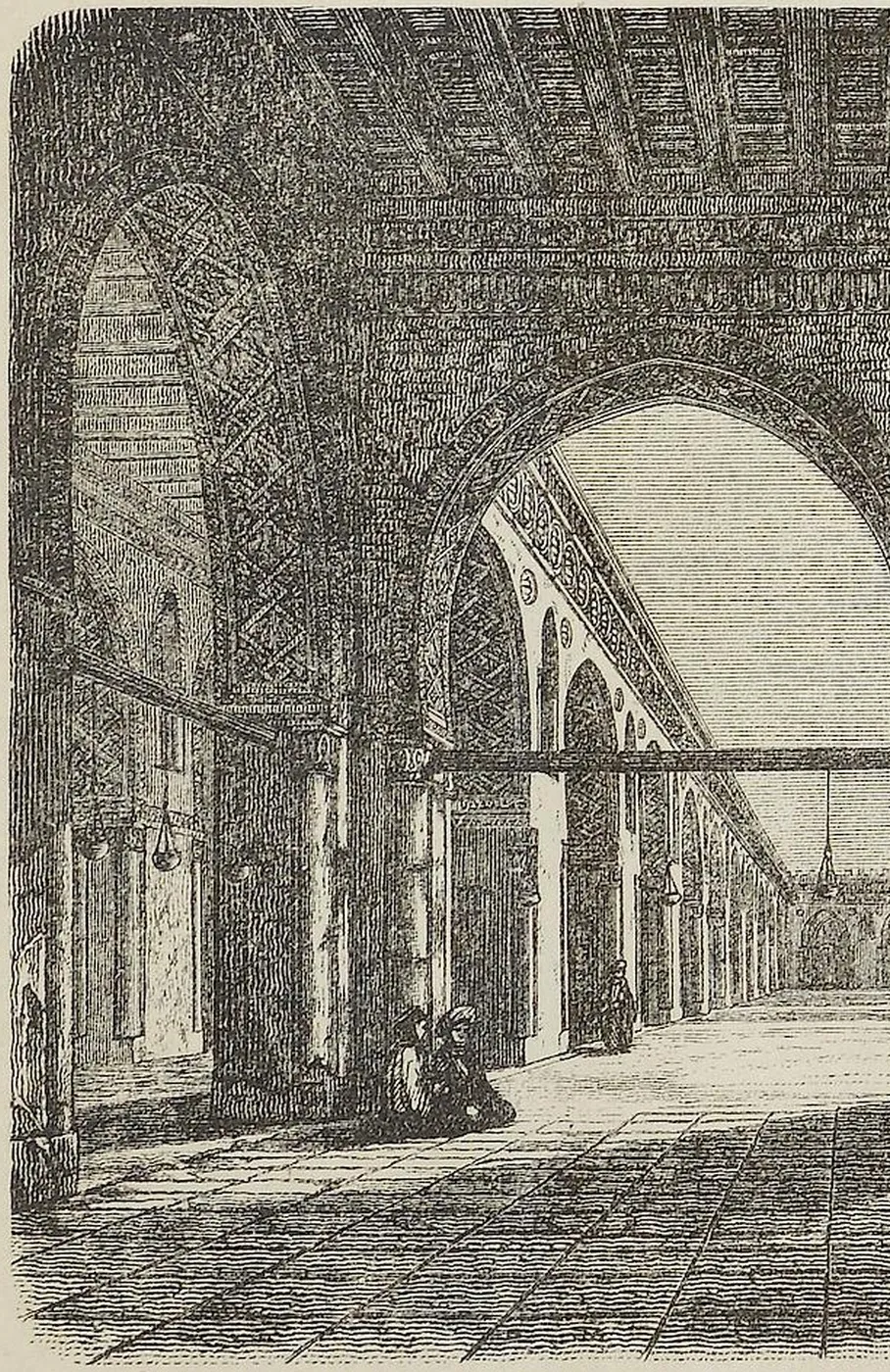 Fig. 3065. Halle und Hof der Dschar Ibn Tulun in Kairo (876 ff.).