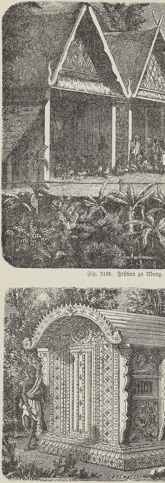 Fig. 3187. Bethaus siamesischer Bonzen. Zu Art