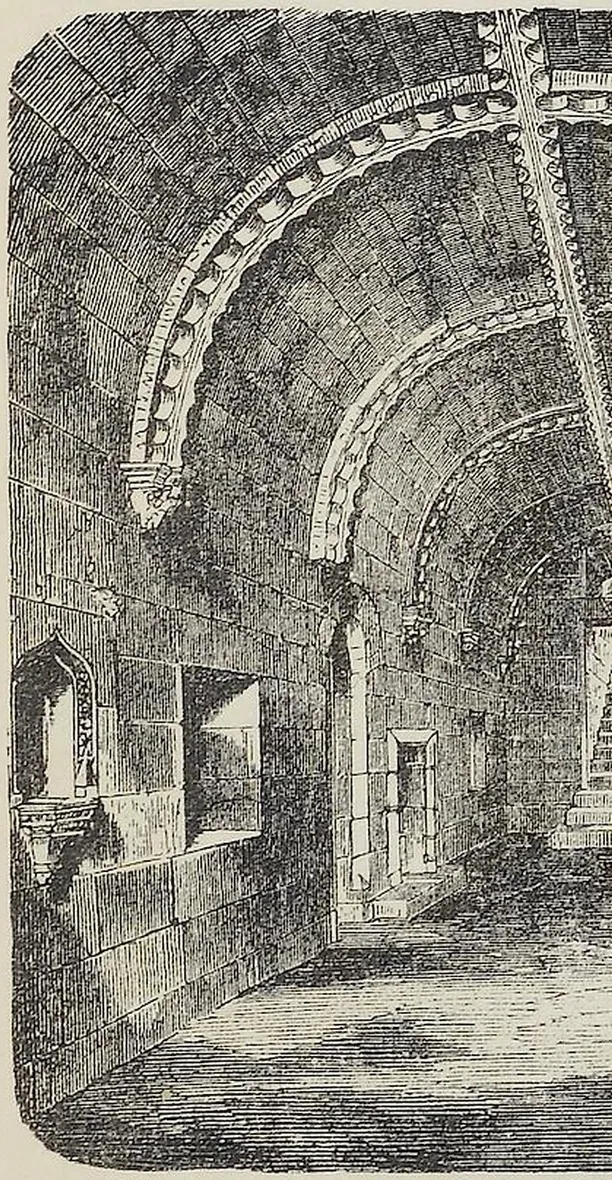 Fig. 3373. Tonnengewölbe der Unterkapelle zu Roslyn.
